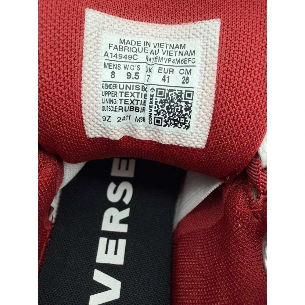 Converse Skate Red Canvas - Men's 8 / Women's 9.5‎ NWT - Picture 3 of 6